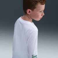 Nike Glow With Me Little детские Long Sleeve футболка цвет белый