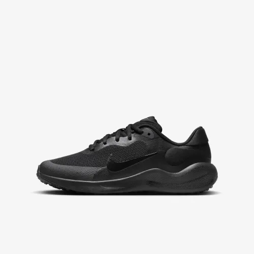 Nike Revolution 7 Big дитячі Running Кросівки колір чорний