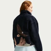 Nike ACG USA женская Therma-FIT ADV Windproof Full-Zip Fleece Куртка синий