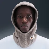Nike City Knit Hood колір чорний