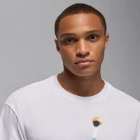 Nike Jordan Flight мужские Long-Sleeve Crewneck футболка цвет белый
