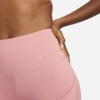 Nike Go женская Firm-Support С высокой Талией 7/8 лосины с карманамиPink