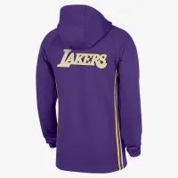 Los Angeles Lakers Zoned мужские Nike Dri-FIT NBA 1/4-Zip Толстовка с капюшоном цвет фиолетовый