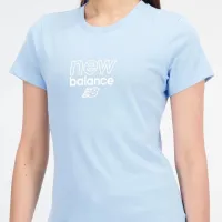 Футболка New Balance WT33507BLZ - Голубая