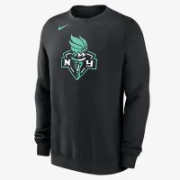 New York Liberty Club Fleece чоловічі Nike WNBA світшот колір чорний