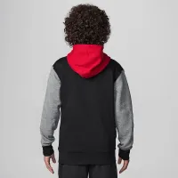 Nike Jordan MJ Brooklyn Big детские Fleece Pullover Толстовка с капюшоном цвет черный