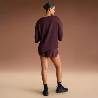 NikeSKIMS Airy жіноча оверсайз V-Neck футболка колір червоний