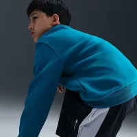 Nike Sportswear Club Fleece Big детские свитшот синий