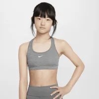 Nike Swoosh Big детские (Girls') Sports Bra цвет серый
