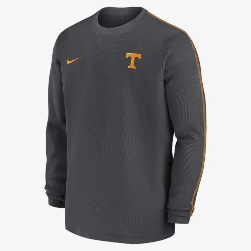 Tennessee Volunteers Sideline Coach чоловічі Nike College Long-Sleeve Top колір сірий