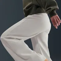 Nike Sportswear Phoenix Fleece женская С высокой Талией Wide-Leg Pants цвет коричневый