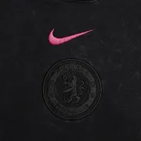 Chelsea FC Club Third чоловічі Nike Soccer French Terry Pullover Толстовка з капюшоном колір чорний