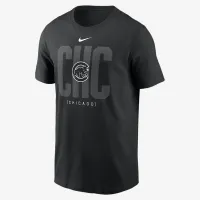 Chicago Cubs Fashion Local чоловічі Nike MLB футболка колір чорний