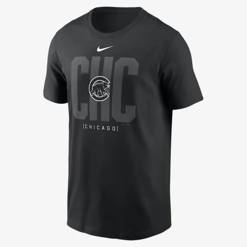 Chicago Cubs Fashion Local чоловічі Nike MLB футболка колір чорний