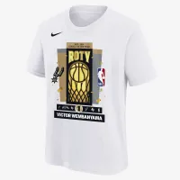 Victor Wembanyama San Antonio Spurs Big дитячі Nike NBA 2024 Rookie of the Year футболка колір білий