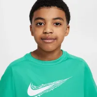Nike Multi Big дитячі (для хлопчиків) Dri-FIT Short-Sleeve Top колір зелений
