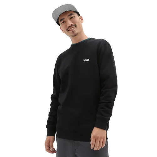 Кофта/футболка Vans Core Basic Crew VN0A7YDUBLK1 -  Черная