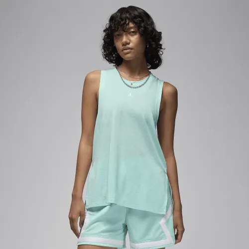 Nike Jordan Sport женская Diamond Tank Top цвет зеленый