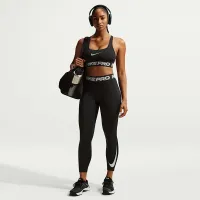 Nike Pro женская Mid-Rise 7/8 лосины цвет черный