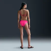 Nike Swim жіноча Triangle Bikini Top колір червоний