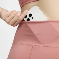 Nike One Wrap женская С высокой Талией 7/8 лосины Pink