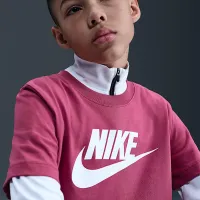 Nike Sportswear Big дитячі футболка колір фіолетовий