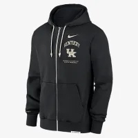 Kentucky Wildcats On-Court баскетбольні Men’s Nike Dri-FIT College Full-Zip Толстовка з капюшоном колір чорний