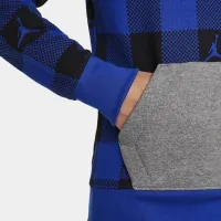 Nike Jordan Big детские (для мальчиков) Pullover Толстовка с капюшоном синий