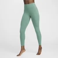 Nike Zenvy женская Gentle-Support С высокой Талией 7/8 лосины цвет зеленый