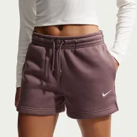 Nike Sportswear Phoenix Fleece женская Over-оверсайз Pullover Толстовка с капюшоном цвет фиолетовый