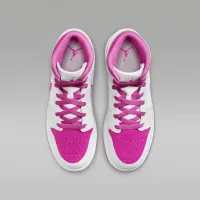 Nike Air Jordan 1 Mid Big детские Кроссовки цвет серый