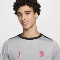Chelsea FC Academy Pro Third мужские Nike Dri-FIT Soccer Pre-Match Top цвет серый