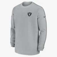 Las Vegas Raiders Sideline Coach Men’s Nike NFL Long-Sleeve Top цвет серый