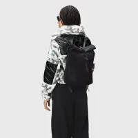 Рюкзак Rains Rolltop Rucksack Mesh 13340-01 - чорний