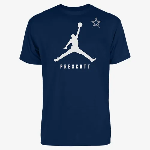 Nike NFL Dallas Cowboys D4K (Dak Prescott) чоловічі футболка блакитний