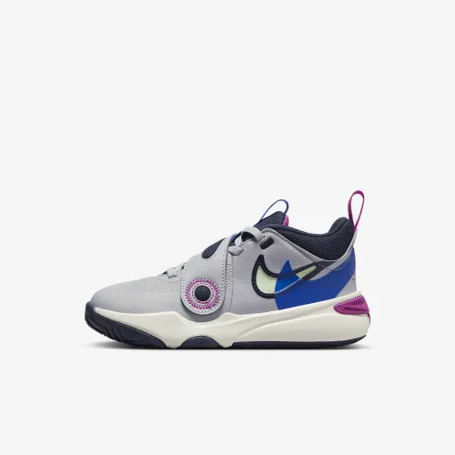 Nike Team Hustle D 11 SE Little детские Кроссовки цвет серый