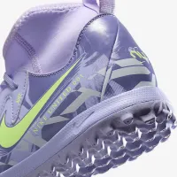 Nike United Jr. Phantom Luna 2 Academy Big дитячі TF High-Top Soccer Кросівки колір фіолетовий
