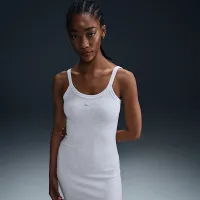 Nike Sportswear Chill Knit жіноча Tight Mini-Rib Tank Костюм колір коричневий