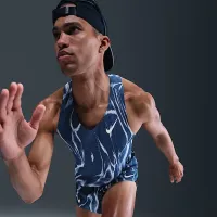 Nike AeroSwift чоловічі Dri-FIT ADV Running Singlet блакитний