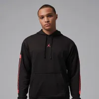 Nike Jordan Sport Crossover мужские Dri-FIT Fleece Graphic Pullover Толстовка с капюшоном цвет черный