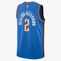 Shai Gilgeous-Alexander Oklahoma City Thunder 2024/25 Icon Edition Big дитячі Nike NBA Swingman Jersey блакитний