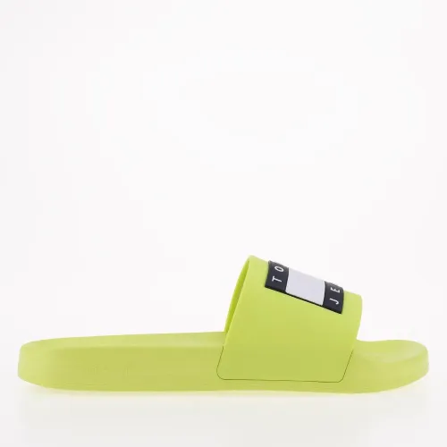 Шлёпанцы Tommy Jeans Flag Pool EN0EN02115-MSA - Зеленые