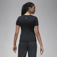 Nike Jordan жіноча Slim футболка колір чорний