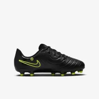 Nike Jr. Tiempo Legend 10 Club Little/Big детские Multi-Ground Low-Top футбольные бутсы цвет черный