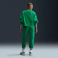 Nike Sportswear Phoenix Fleece жіноча Mid-Rise Sweatpants колір зелений