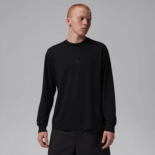 Nike Jordan Sport мужские Dri-FIT для гольфа Long-Sleeve Mock Neck свитшот цвет черный