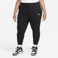 Nike Sportswear Club Fleece женская Mid-Rise Joggers (большие размеры) цвет черный
