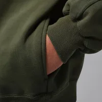 Nike Jordan Flight мужские Graphic Fleece 1/4-Zip цвет зеленый