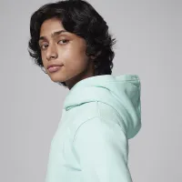Nike Jordan MJ Flight Big дитячі Fleece Pullover Толстовка з капюшоном колір зелений