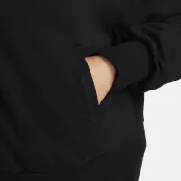 Nike Sportswear Chill Terry женская Loose Full-Zip French Terry Толстовка с капюшоном (большие размеры) цвет черный